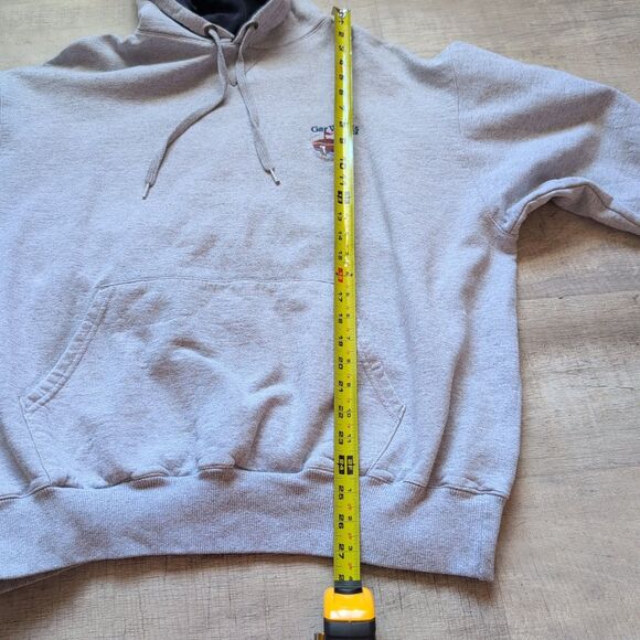 Vtg Champion Mens Gray Pullover Hoodie Size XL Lake Tahoe Gar Woods - Picture 5 of 8